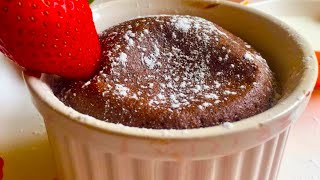 Evde Sufle Nasıl Yapılır  Çikolatalı Sufle Tarifi  Chocolate Souffle [upl. by Uthrop]