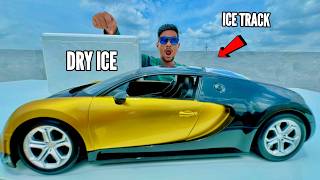 RC Hummer Vs RC Bugatti Car Dry Ice Track  Chatpat toy TV [upl. by Llerrah]