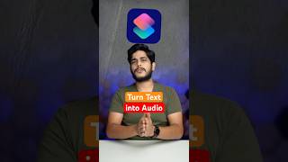 Best Shortcut Text to Audio iphone ipad apple siri [upl. by Donnenfeld]