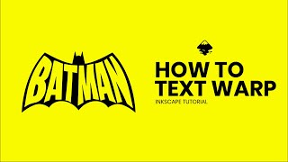 How to Warp Text in Inkscape [upl. by Naylor]