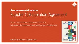 Supplier Collaboration Agreement from Procurement Lexicon [upl. by Hilbert]