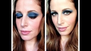 Makeup Tutorial trucco ispirazione 70s blue [upl. by Pesvoh508]