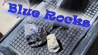 Cutting and Cabbing Blue Rocks Sodalite and India Blue Lace Agate 118 119 and 120 Cabochons [upl. by Eniffit]