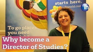 Why become a Director of Studies – Milena Montalbano [upl. by Reine]