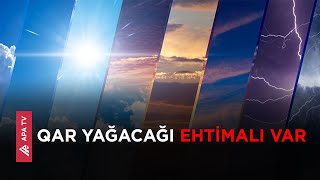 Sentyabrın 20də yağış yağacaq leysan olacaq – APA TV [upl. by Eseeryt]