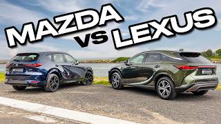 Lexus RX vs Mazda CX60 2024 Comparison Review Which quotLuxuryquot SUV Is Best [upl. by Harod]