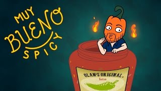 Muy Bueno Spicy  Olan Rogers Animated [upl. by Yrod]