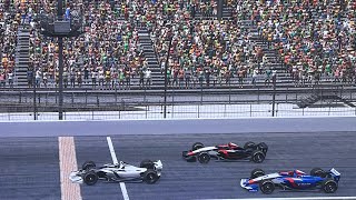 “What a Finish” iRacing Week 11 Dallara Formula iR C ClassFixed  Indianapolis [upl. by Godliman]