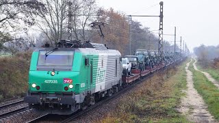 Des trains en CôtedOr  Novembre 2018 Partie 1 [upl. by Sosthina247]