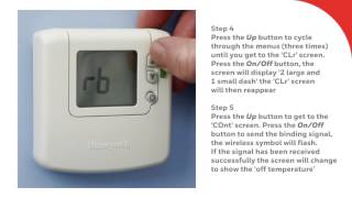 Rebinding the DT92E Wireless Room Honeywell Home Thermostat [upl. by Lura]