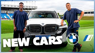 Real Madrid players receive new BMW cars [upl. by Blinny517]