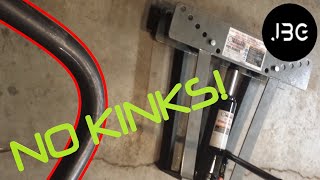 PERFECT BENDS with harbor freight pipe bender [upl. by Lohrman731]