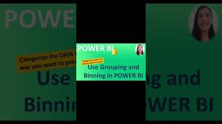 Use GROUPING amp BINNING in POWER BI DESKTOP to visualize data in meaningful ways powerbi [upl. by Adidnere]