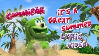 Lyric Video Its A Great Summer Gummibär The Gummy Bear Song [upl. by Alel]