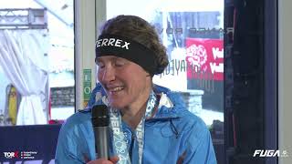 Talking with Enrica Dematteis TOR100  Cervino  Monte Bianco womens winner [upl. by Yahsed]