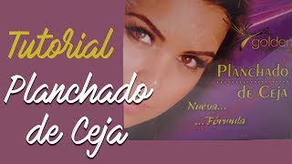 Planchado de cejas en casa PASO A PASO  TUTORIAL [upl. by Tattan]