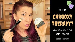 CARBOXY THERAPY  COOL OR JUST CRAZY  Carboxy co2 Therapy Gel Mask Demo [upl. by Duck]