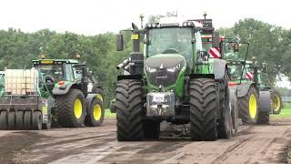 TREKKERSLEP COEVORDEN FENDT 1050 IN ACTIE [upl. by Enneyehs]