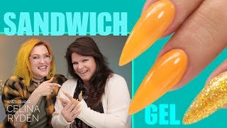 Sandwich Technique Gel Nails [upl. by Lilak297]