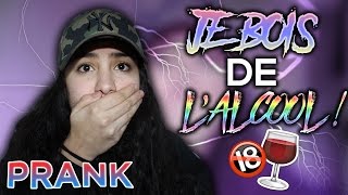 PRANK  JE FAIS CROIRE A MA COUSINE QUE JE BOIS DE LALCOOL [upl. by Paymar]