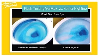 American Standard VorMax Toilet vs Kohler Highline [upl. by Alrrats357]