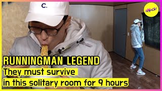 RUNNINGMAN THE LEGEND They must survive in this solitary room for 9 hours ENGSUB [upl. by Nyliret]