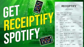 How to get Spotify Receiptify NEW [upl. by Barbara917]