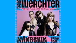 MANESKIN CONCERT Festival Rock Werchter 2024 [upl. by Nirrej]