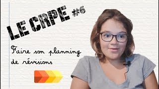 CRPE 2019 7  Faire son planning de révisions [upl. by Yolande]