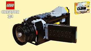 LEGO Creator 3in1 Camcorder 31147 Speed Build amp Review [upl. by Nivaj]