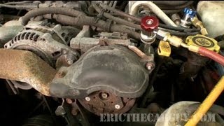 How To Find and Repair AC Leaks  EricTheCarGuy [upl. by Nailuj]