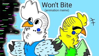 WONT BITE  Animation meme [upl. by Neerol]