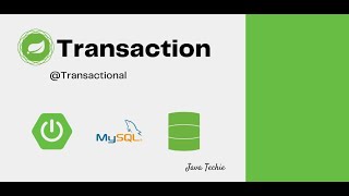 Spring Boot  Spring Data JPA Transaction Management  Transactional  JavaTechie [upl. by Bobbye]