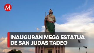 Inauguración de la estatua más grande de San Judas Tadeo en Badiraguato [upl. by Gurney]