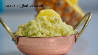 പൈനാപ്പിൾ ചമ്മന്തി  Biriyani Chammanthi  Pineapple Chammanthi for Biriyani  Ep553 [upl. by Hterrag]