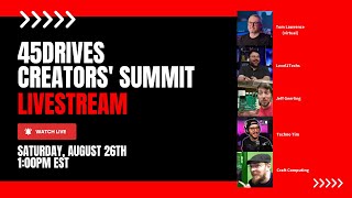 45Drives Creators Summit  Livestream [upl. by Nnayd]