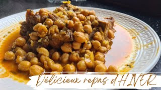 Recette dun délicieux tajine de pois chiche [upl. by Roon698]