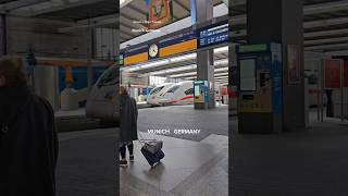 Munchen Hauptbahnhof Station Munich Germany 🇩🇪station munich germany europe viral travel [upl. by Yanej]