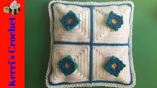 Joining Granny Squares with Single Crochet Tutorial [upl. by Motch]