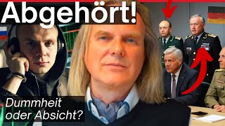 Russen hören deutsche Generäle ab Dummheit oder listige Strategie  Prof Dr Christian Rieck [upl. by Hanimay]