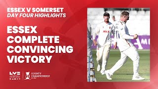 Essex v Somerset Day Four Highlights [upl. by Nicolella]