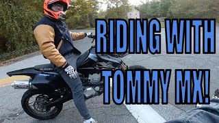 Riding the Mini Hog with Tommy MX [upl. by Annora]