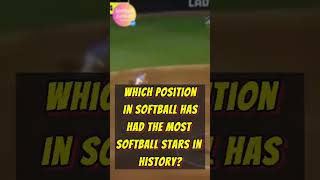 Which position in softball has had the most softball stars in history [upl. by Czarra]