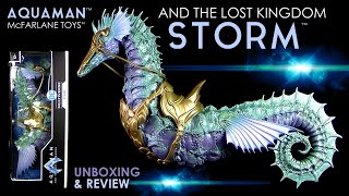 McFarlane ™ Aquaman ™ And The Lost Kingdom  Seedrache Storm  Unboxing amp Review  DC ™ Multiverse [upl. by Oirifrop461]