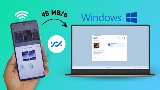 Transfer Files Between PC and Android Wirelessly With Nearby Share [upl. by Alokin835]