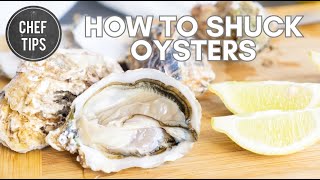 How to Shuck an Oyster Like a Pro Using an Oyster Knife Lessons from Galway  Chef Tips [upl. by Pape]