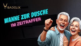 Von der Wanne zur Dusche Ihr Badumbau in nur 24 Stunden mit BADELIX [upl. by Basso]