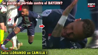 LLORA la TERRIBLE LESION de NEYMAR hoy con PSG [upl. by Redman]