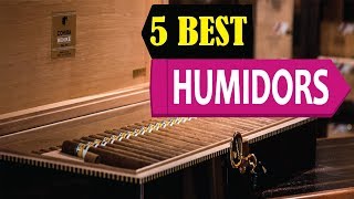 5 Best Humidors 2024  Best Humidor Reviews  Top 5 Humidors [upl. by Leuqcar625]