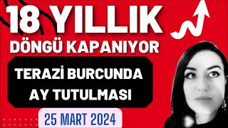 KARAR ZAMANI  25 MART 2024  TERAZİ BURCUNDA AY TUTULMASI ve BURÇLARA ETKİLERİ aytutulması [upl. by Inttirb]